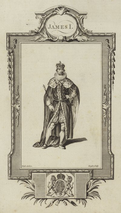 Porträt von James I von Samuel Wale